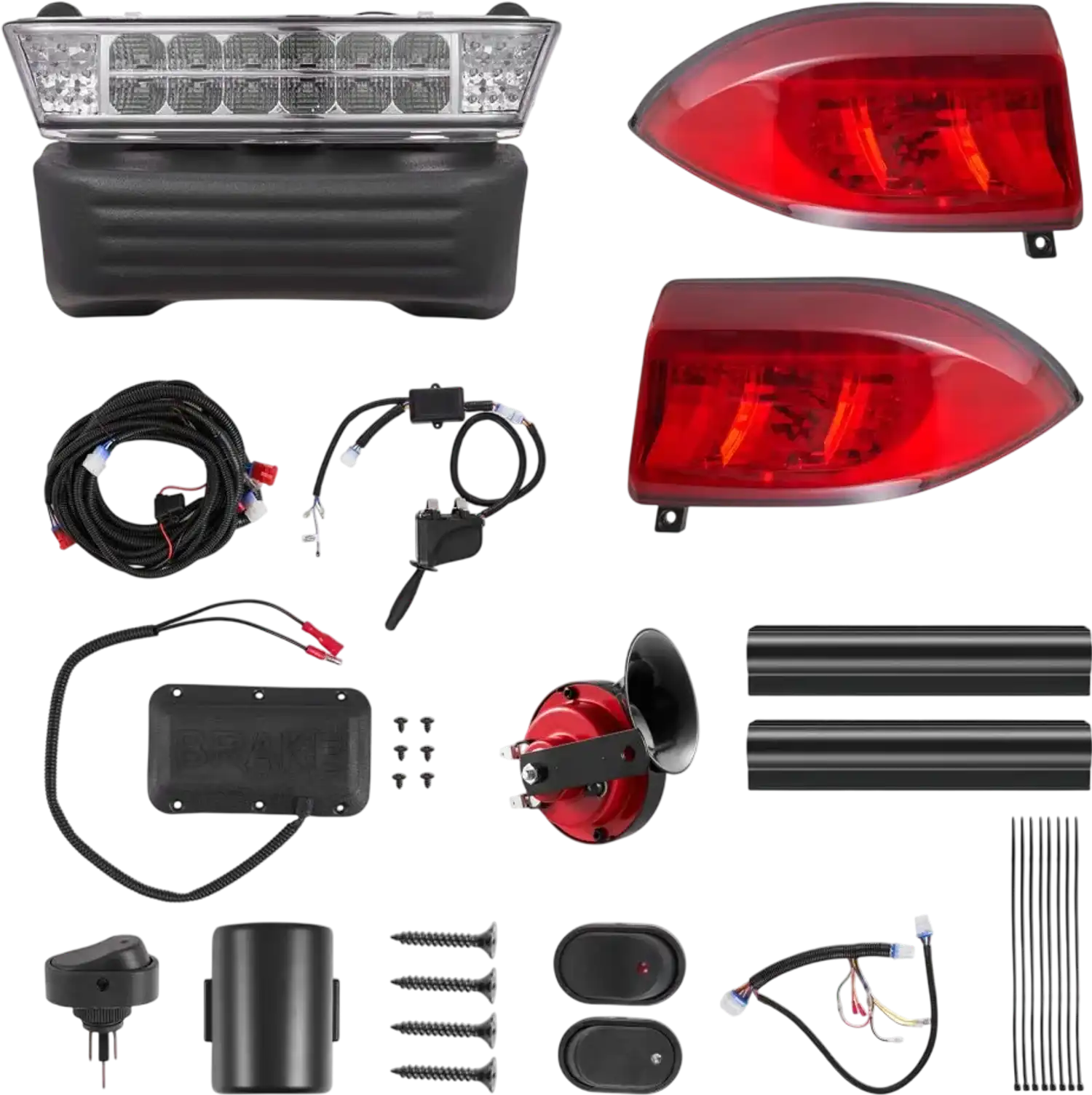 Vevor Golf Cart Light Kit Street Legal LED Headlight and Taillight Kit for Club Car Precedent 2004-2008 New