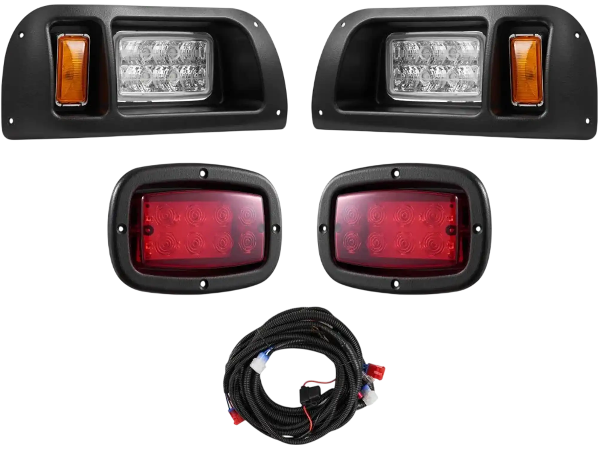 Vevor Golf Cart Light Kit LED Headlight and Tail Light for EZGO TXT 1996-2013 12V New