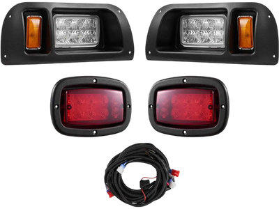 Vevor Golf Cart Light Kit LED Headlight and Tail Light for EZGO TXT 1996-2013 12V New
