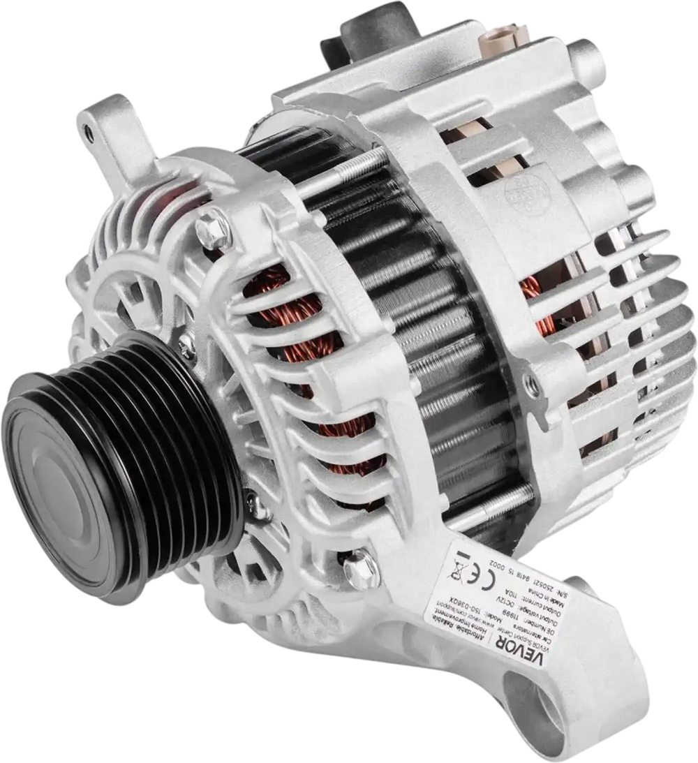 VEVOR Car Alternator 11999, Compatible with Honda Accord L4 2.4L 2013-2017, Automotive Replacement Alternator with Aluminum Housing and Pure Copper Round Coil, 31100-5A2-A02, AHGA88, 14489, A5TL0581ZC