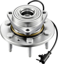 VEVOR Front Wheel Bearing & Hub Assembly Fit for 2007-2013 Chevy Silverado 1500 4WD Avalanche GMC Sierra 1500 Cadillac Escalade EXT 2007-2014 Tahoe OEM 515096, Wheel Bearing Hub Set with ABS Sensor