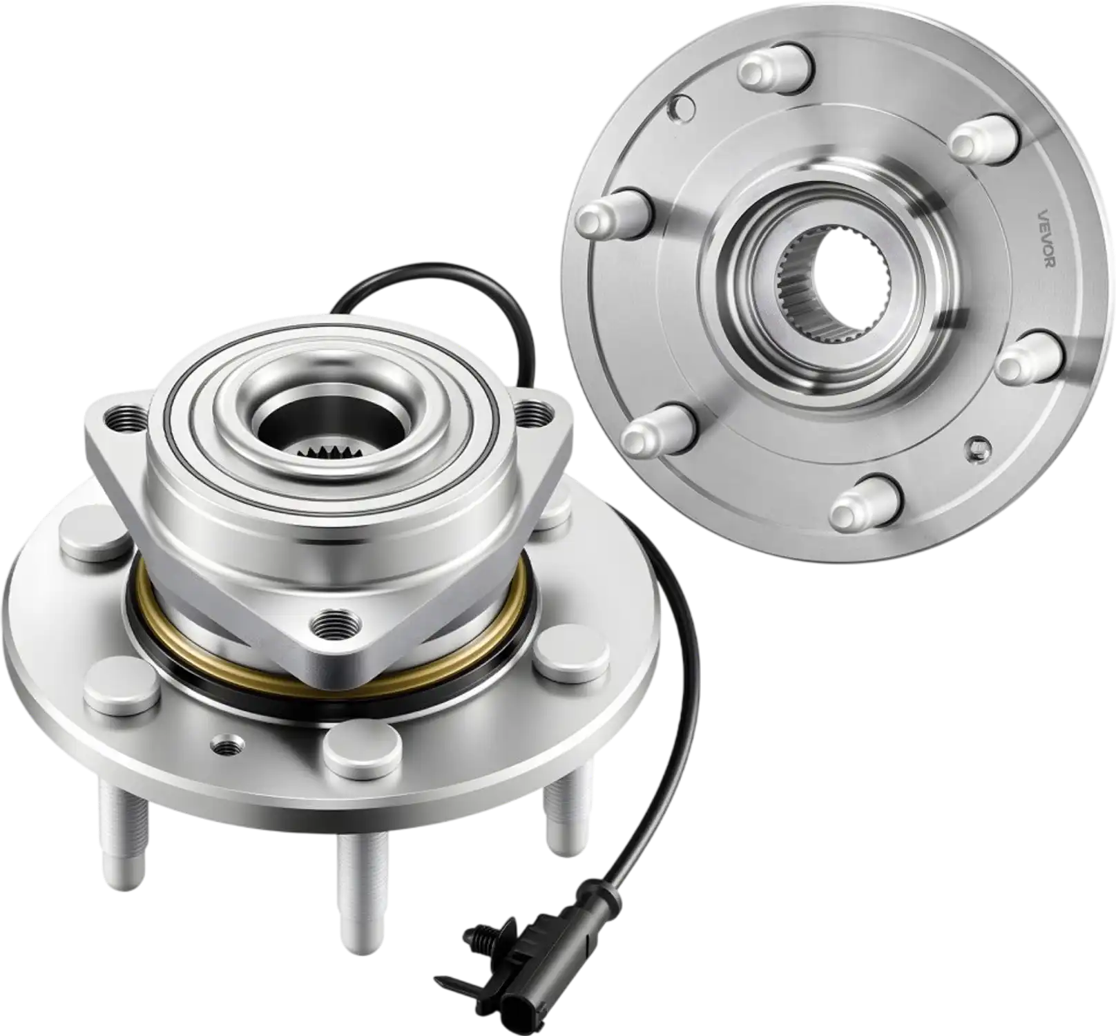 Vevor Wheel Bearing Hub Assembly Front 2-Pack for Chevy Silverado 1500 4WD New