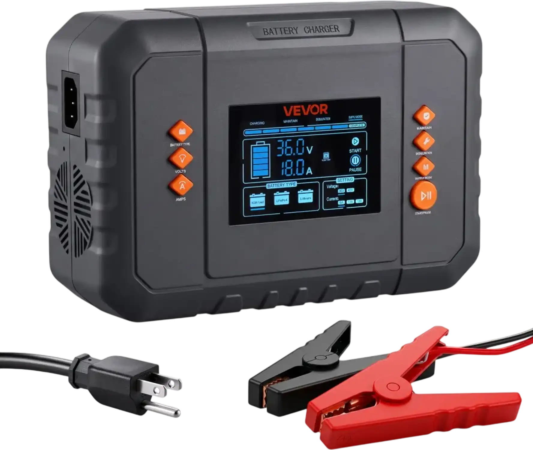 Vevor Golf Cart Battery Charger Smart Trickle Charger 36V 18A and 48V 13A New