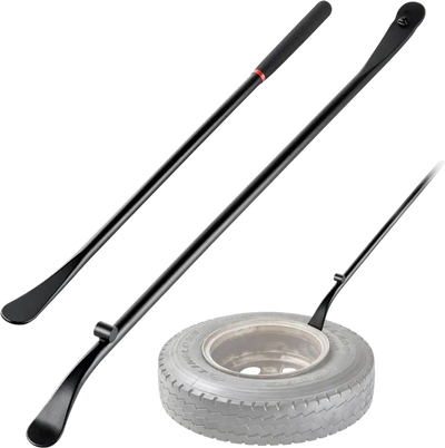 VEVOR Tire Bars, 2 PCS, 38.2 Inch Tire Mount and Demount Iron & 30 Inch Mt and Demount Spoon Bar, Heavy Duty Alloy Steel Changing Tools for Truck, Semi Truck, Off-Road Vehicle, Bus, Tractor, Black