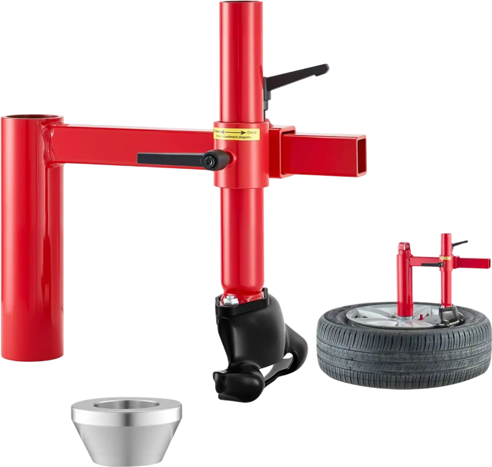 VEVOR Manual Tire Changer Duck Head Kit with Silver Cone, Fit for 16"-21" Wheels, Heavy Duty Manual Tire Changer Duck Head Adapter Kit, Mounting and Demounting Tool for Most Cars, SUVs, Trucks, ATVs