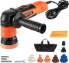VEVOR Car Buffer Polisher, 1.2"/2"/3" Rotary Polisher Buffer, 600W 6 Variable Speeds 1000-4500RPM Car Polisher Waxer Kit for Cars Detailing, Waxing, Polishing, Scratch Removal