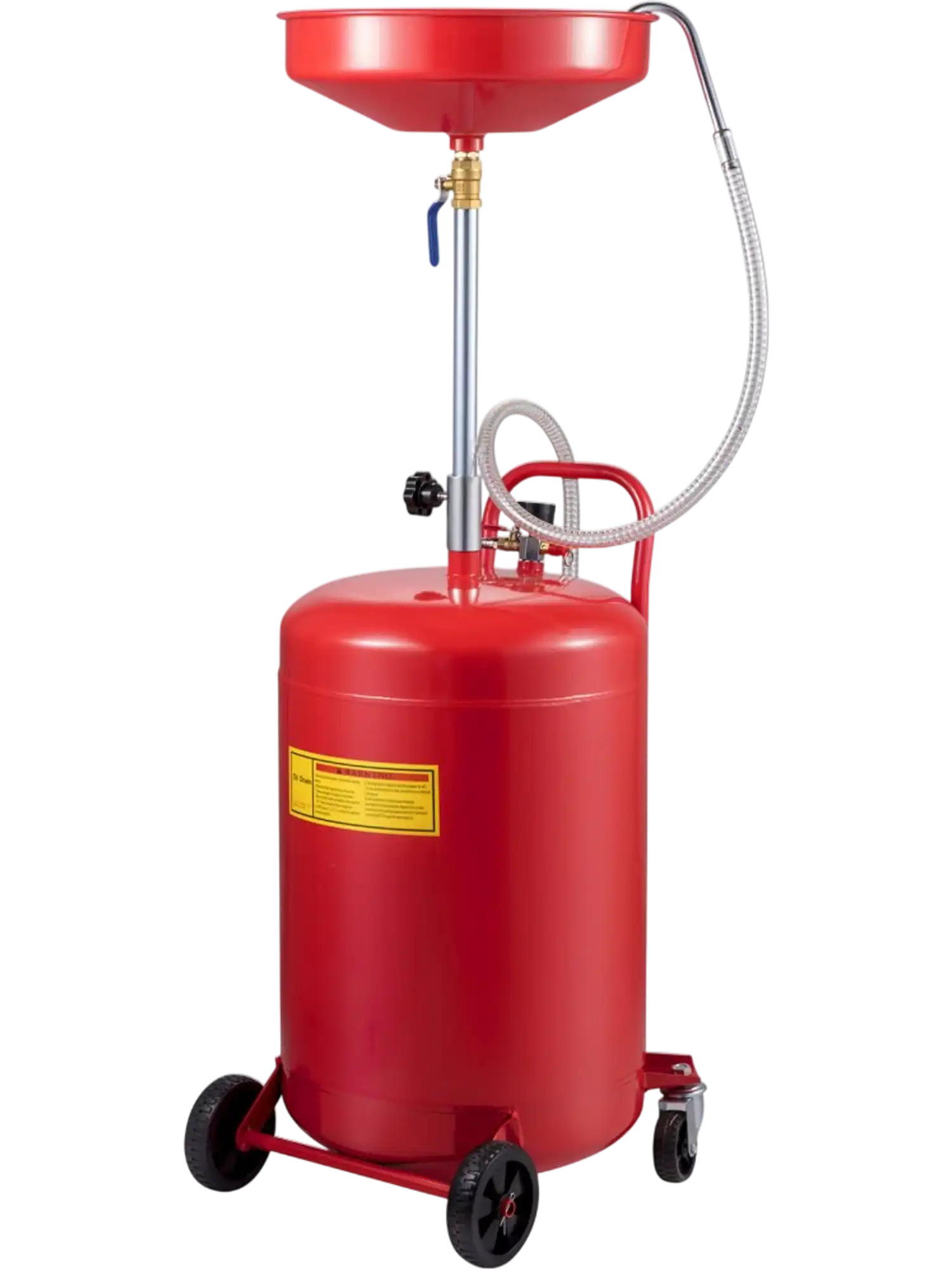 Vevor Oil Drain Tank 20 Gallon Portable Air Operated Waste Oil Drainer New