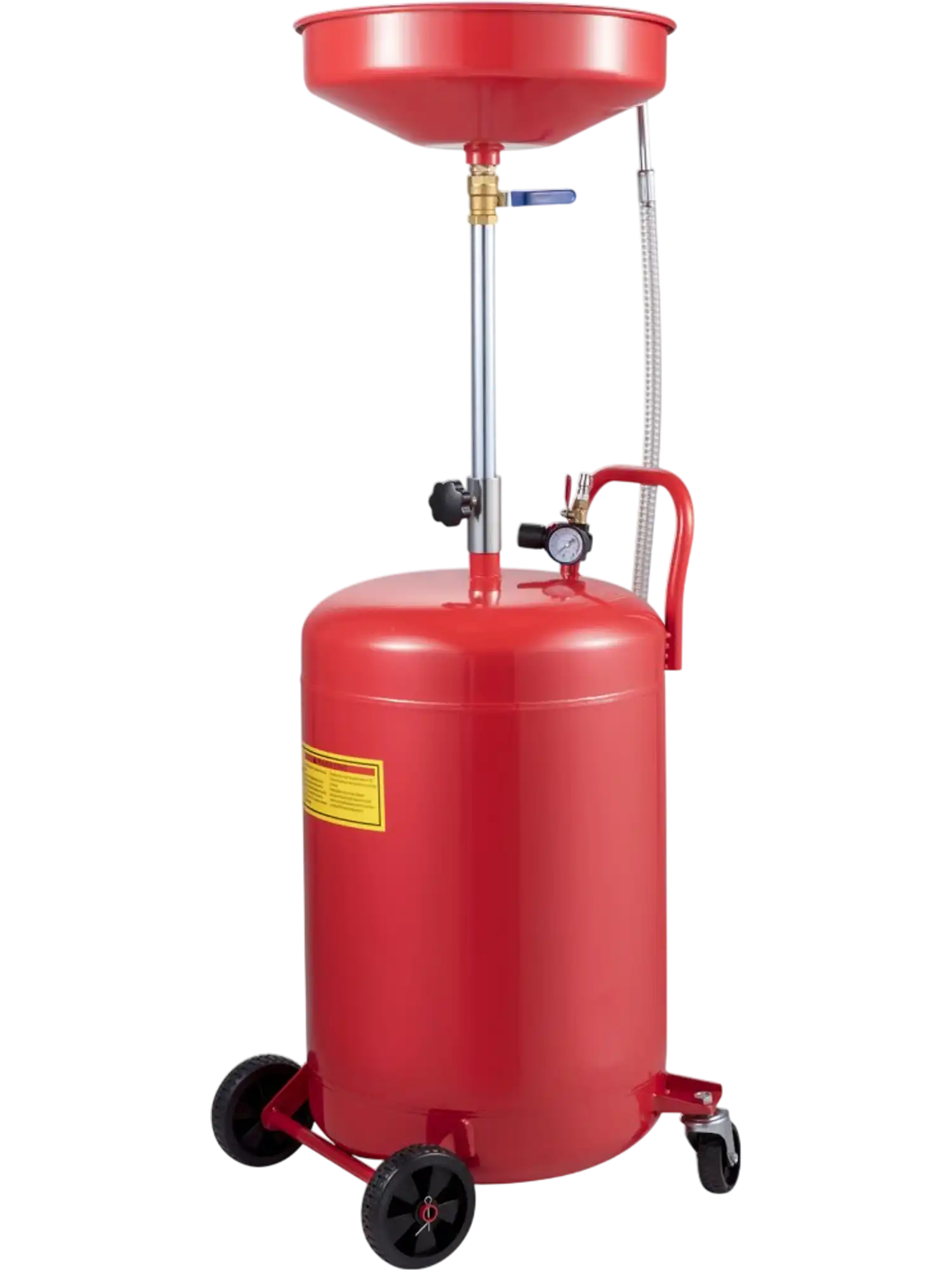 Vevor Oil Drain Tank 20 Gallon Portable Air Operated Waste Oil Drainer New