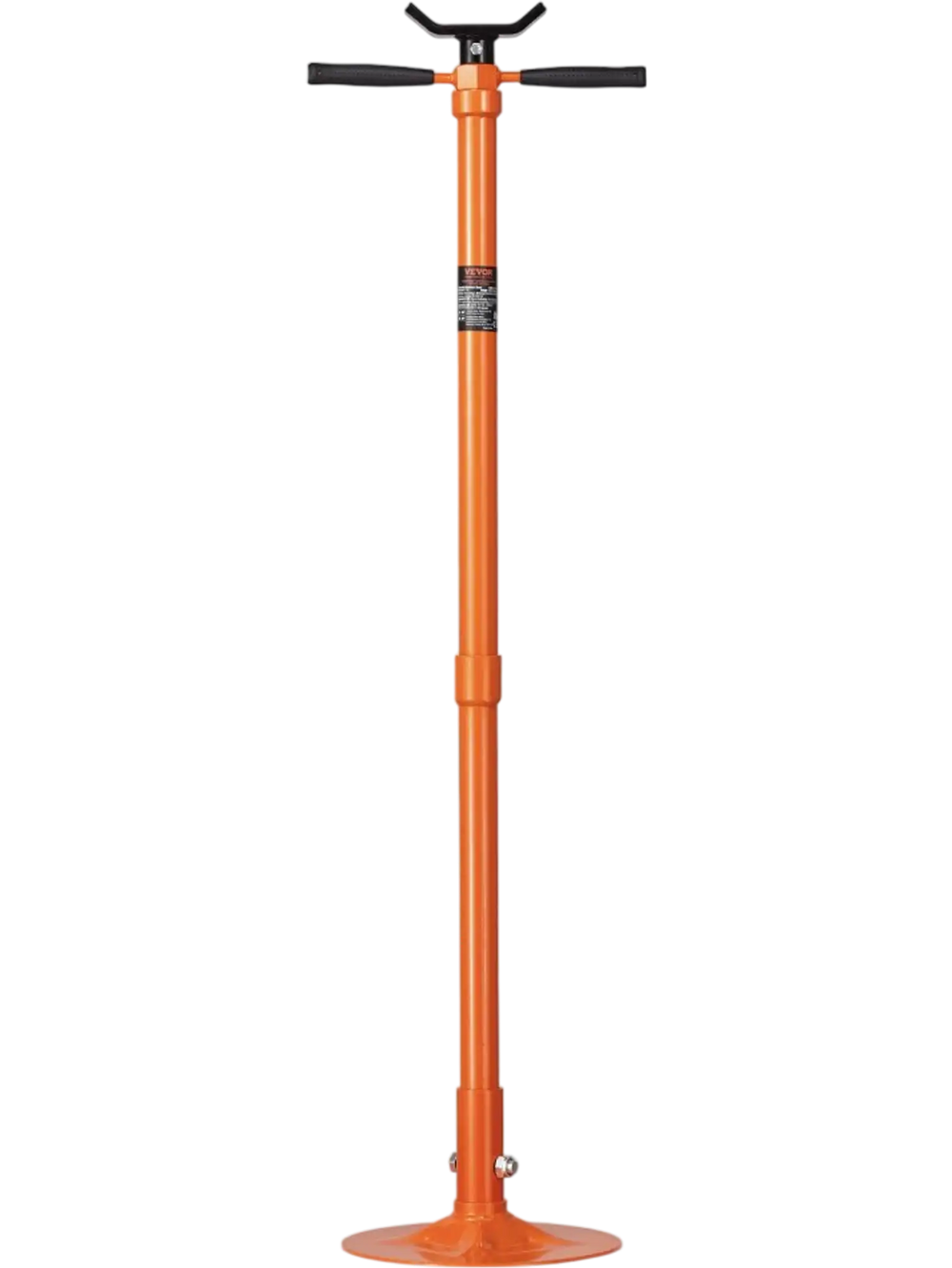 VEVOR Underhoist Support Stand, 3/4 Ton Capacity Under Hoist Jack Stand, Lifting from 52.8 to 76 in, Self-Locking Threaded Screw, Bearing Mounted Spin Handle Pole Jack, Support Vehicle Components