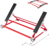 VEVOR Portable Car Lift, 4400 lbs Capacity, Heavy Duty Steel Quick Lift with 23" Max Height, Adjustable Width and Wheels, Manual Lifting for Cars, Compact SUVs, Mini Trucks, Home Garage or Shop Use