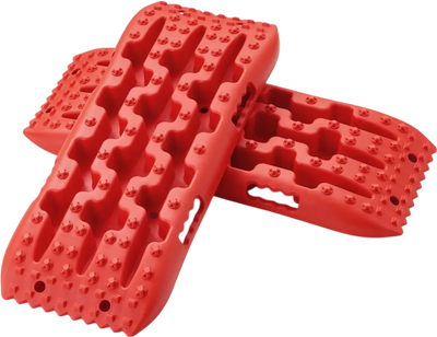 Vevor Traction Boards 10 Ton Recovery Boards with Storage Bag Short Red New