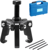 VEVOR Harmonic Balancer Puller Kit, Adjustable 3-Jaw Puller Fits Most Late Model Vehicles, 3-Jaw Pulley Puller Set with 4 Forcing Rods for Removing Harmonic Balancers Without Removing the Radiator