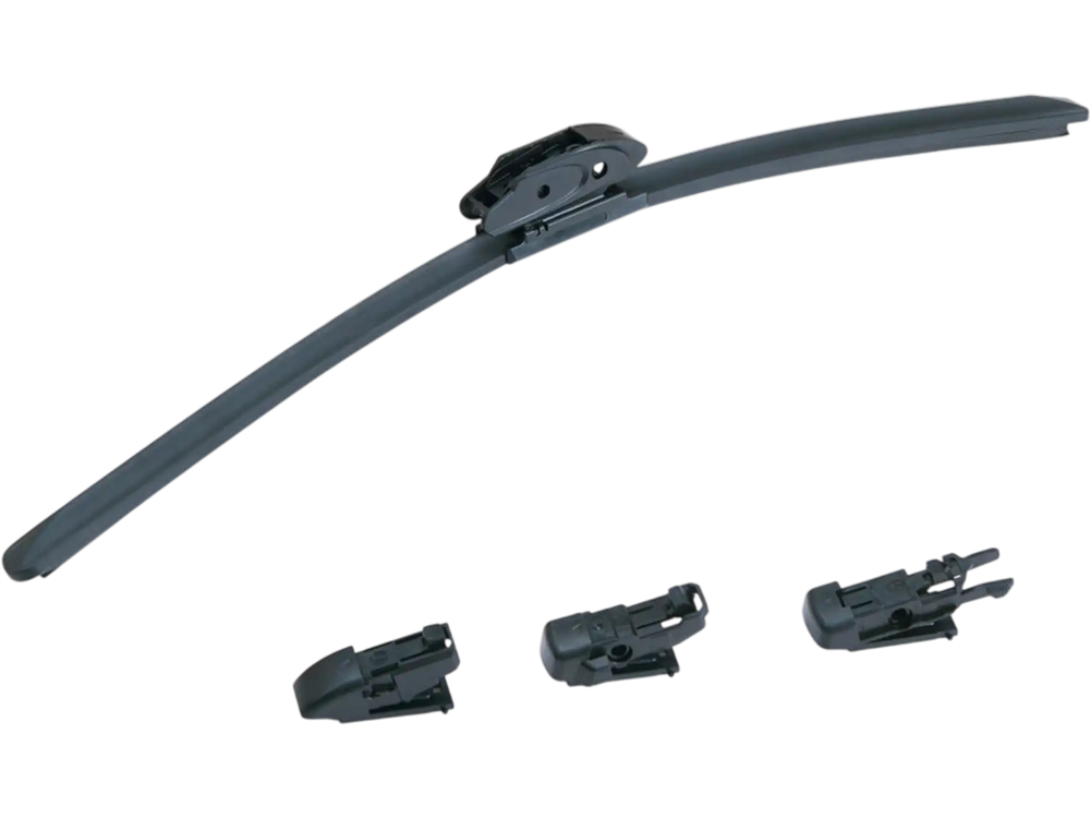 VEVOR 19" Rubber Wiper Blades, 48 cm Universal Replacement Wind Shield Wiper, Low Noise & Better Fit, with 4 Different Clips for most Car, Easy Installation