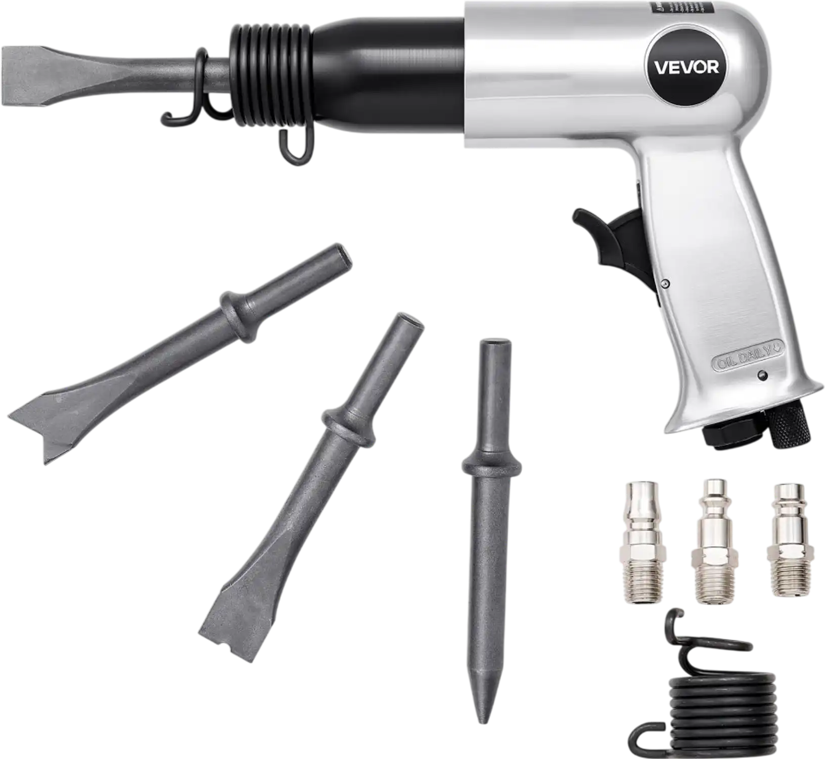 Vevor Air Hammer 3500 BPM Pneumatic Kit with 4 Chisels New