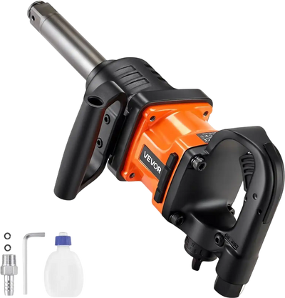 VEVOR 1 Inch Air Impact Wrench, Up to 1800 ft-lbs Nut-Busting Torque, 18.7 lbs Lightweight Pneumatic Impact Gun with 6