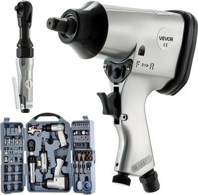 VEVOR 71 Pieces Pro Air Tool and Accessories Kit - 1/2