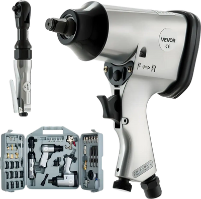VEVOR 50 Pieces Pro Air Tool and Accessories Kit - 1/2