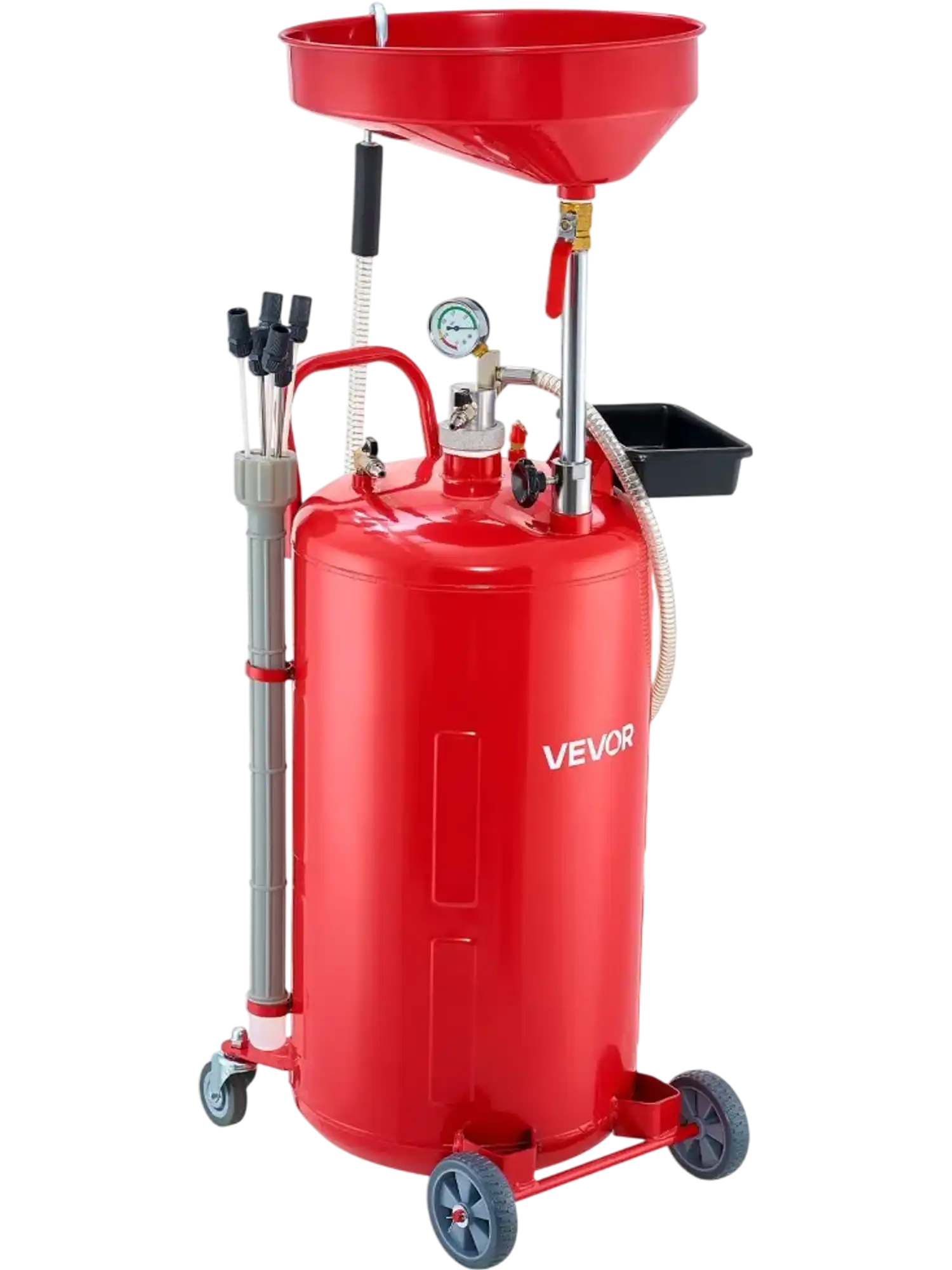 Vevor Oil Drain Tank 21 Gallon Air Operated Portable Oil Drainer New