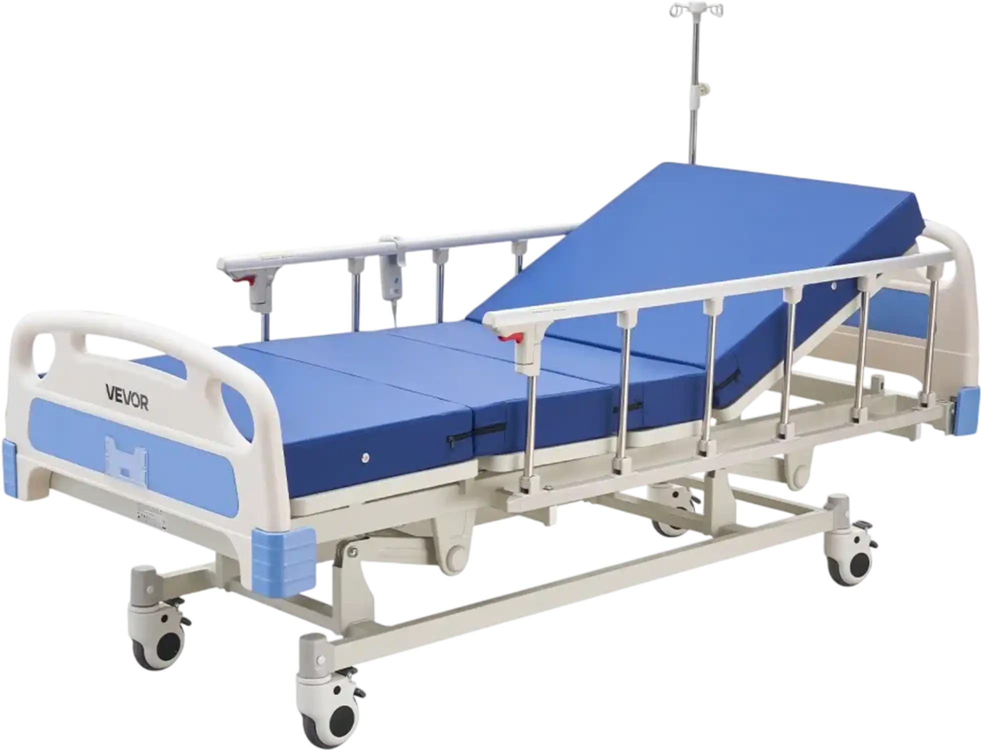 Vevor Hospital Bed Premium 3-Function Full Electric Medical Bed with Mattress 550 lbs New