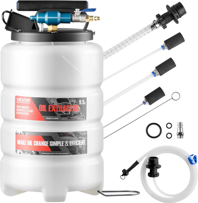 Vevor Fluid Extractor 9.5 L Pneumatic Manual Oil Pump New