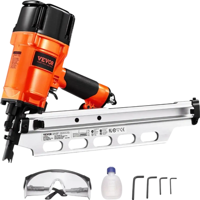 Vevor Framing Nailer 21 Degree Pneumatic Air Nail Gun 2