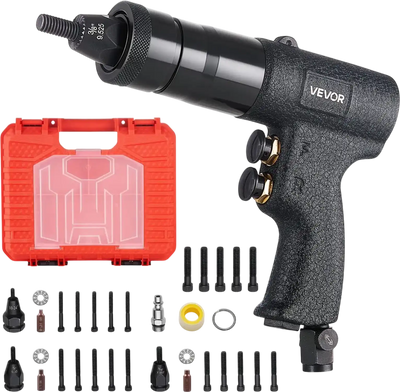 Vevor Pneumatic Rivet Nut Gun Kit Air Rivet Nut Tool New