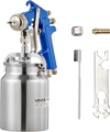 VEVOR Siphon Feed Spray Gun, High Atomization Air Paint Spray Gun, 1000cc Automotive Paint Sprayer with 1.8 mm Nozzle, Adjustable Flow Rate & Air Volume for Car, Furniture, Wall, House Painting