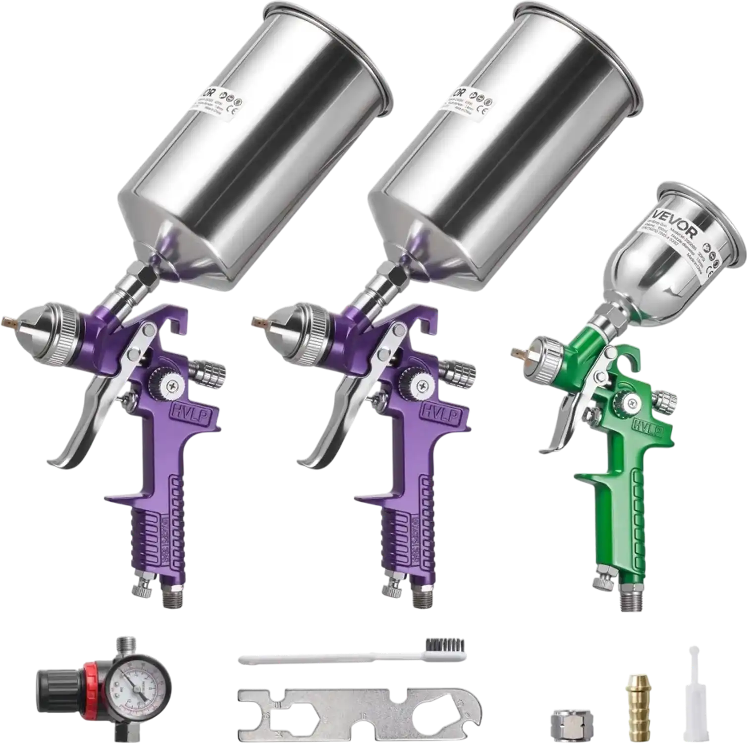Vevor Spray Gun 3-Piece Air Spray Gun Kit New