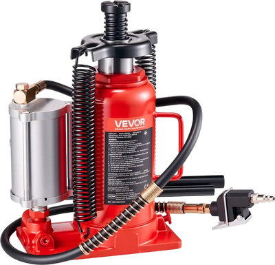 Vevor Bottle Jack 20 Ton Air Hydraulic High Lift 10.2-19.5