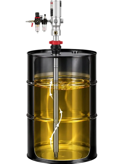 Vevor Drum Pump Air-Operated Oil Transfer 5.3 GPM for 55 Gallon Barrels New