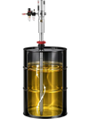 VEVOR Air-Operated Oil Transfer Pump 3:1 4.8 GPM / 18 LPM Flow Drum Pump, Fits 55 Gallon Barrels & Open Containers, Heavy Duty Aluminum Pump, Pneumatic for SAE 130 Oils / Fluids (NOT for Gasoline)