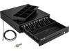 VEVOR Cash Register Drawer, 16\" 12 V, for POS System with 5 Bill 8 Coin Cash Tray, Movable Coin Compartment & 2 Keys Included, RJ11/RJ12 Cable for Supermarket, Bar, Coffee Shop, Restaurant (USD Only)