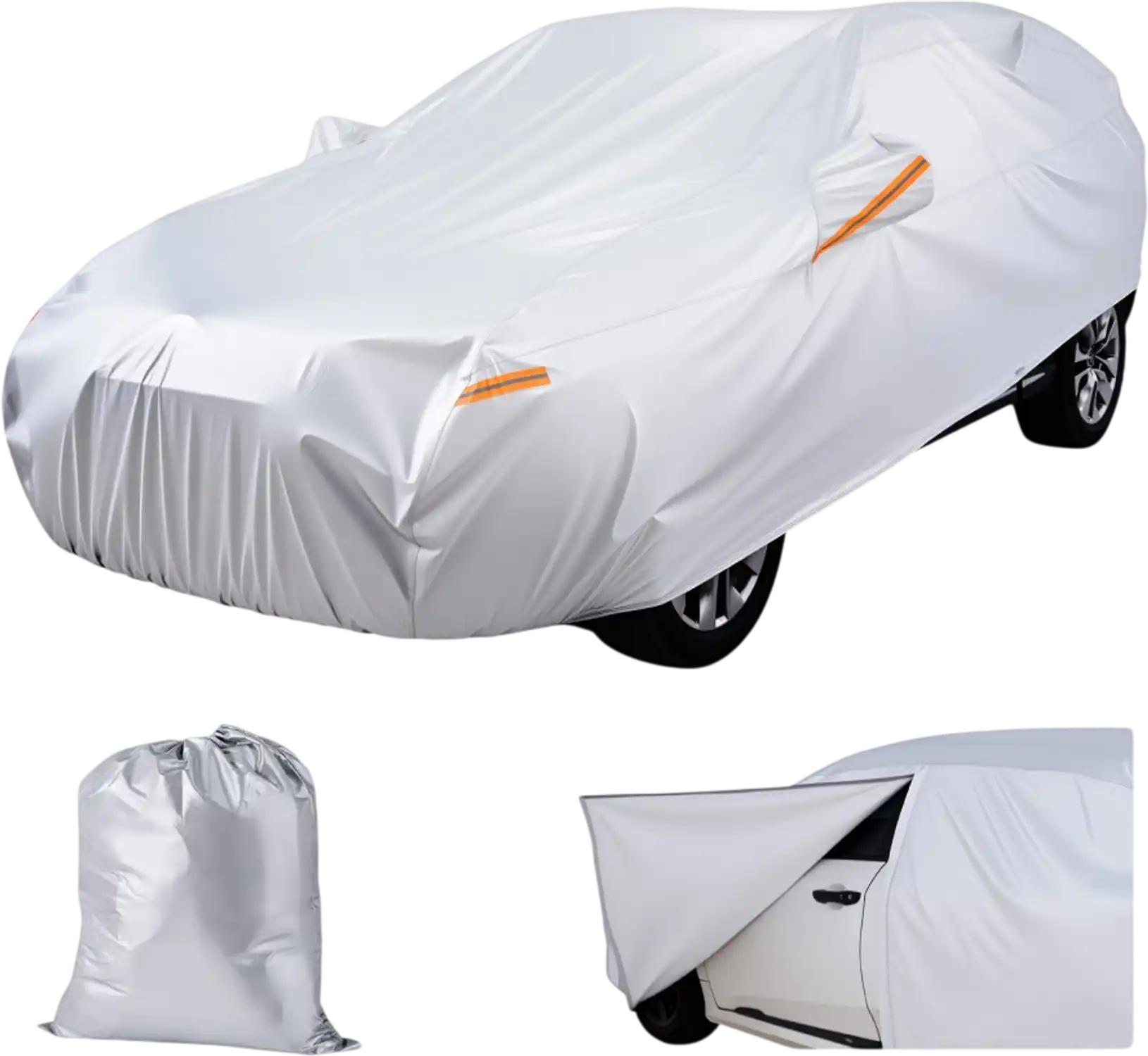 Vevor Car Cover Toyota RAV4 All-Weather Waterproof Full Exterior Cover Silver New