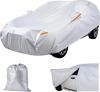 VEVOR Car Cover, Car Cover Waterproof for Toyota Camry Mid Size Sedan, Custom-fit All Weather Sun Rain Wind Frost Dust Snow Protection Full Exterior Covers with Door Zipper and Cotton Lining, Silver