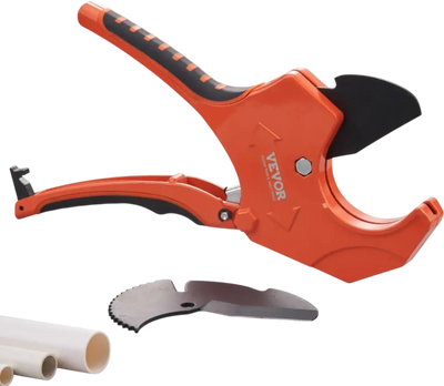 Vevor PVC Pipe Cutter Ratcheting 0-2-1/2