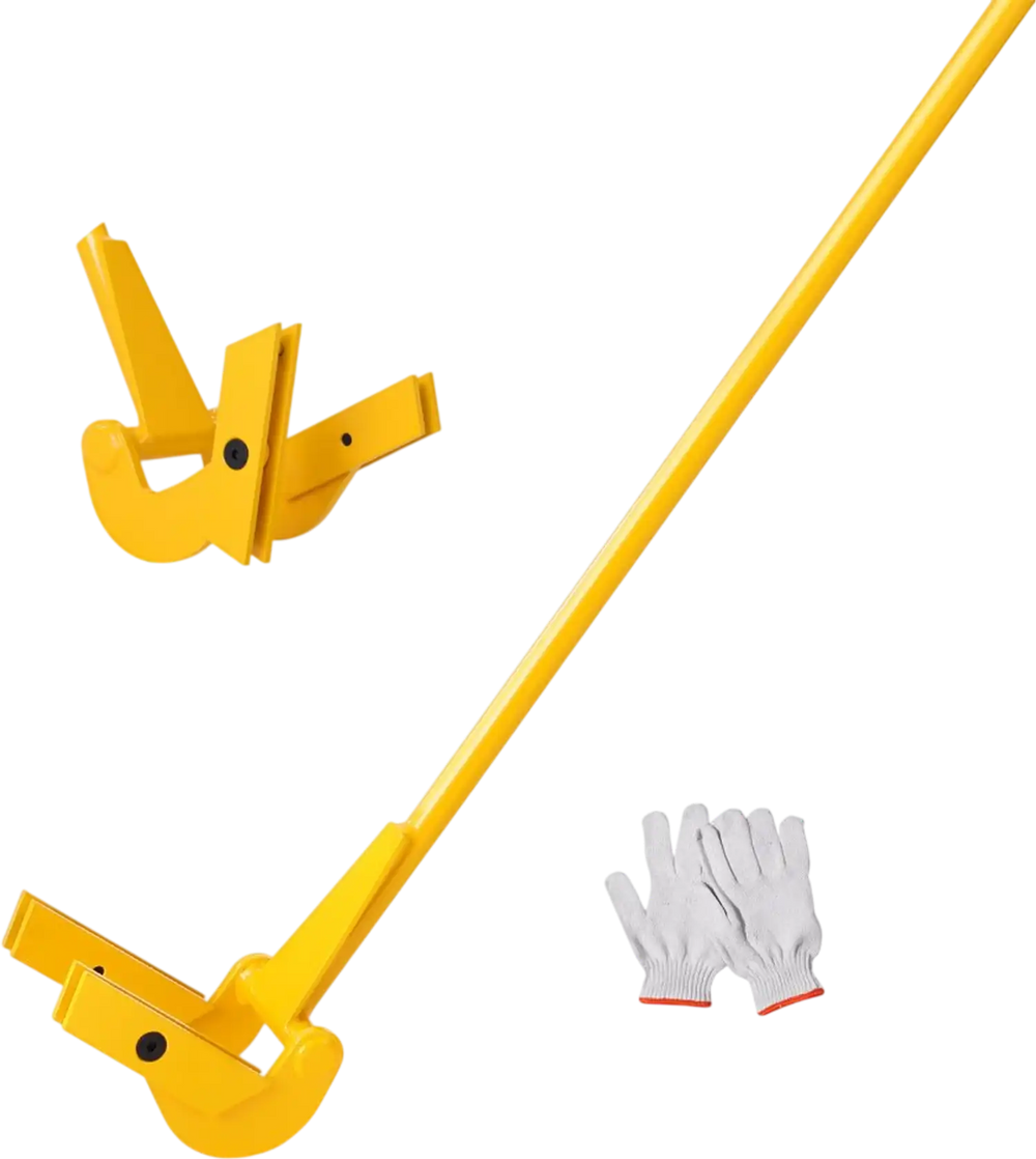 VEVOR Pallet Buster, 41-Inch Handle, 2000 lbs Weight Capacity, Q235 Carbon Steel, Heavy Duty Deck Wrecker Demolition Wood Pallet Tool Breaker Pry Bar Puller for Efficient and Effortless Board Removal