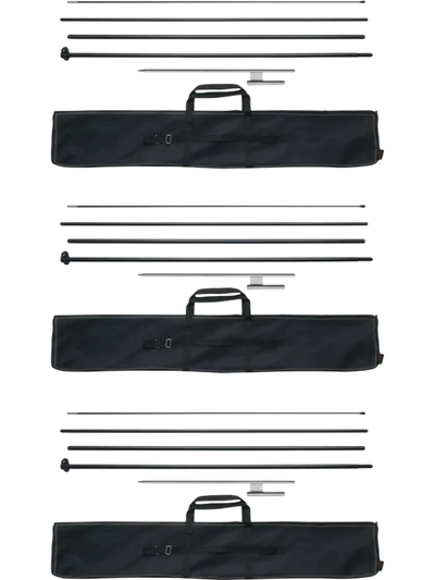 Vevor Flag Pole Kit 16.3' Feather Swooper 3-Pack New