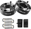 VEVOR 3 Inch Front and 2 Inch Rear Leveling Lift Kit for 2007-2023 Silverado 1500 2WD/4WD, 2007-2023 Sierra 1500 2WD/4WD, Chassis Level Kit with 2 Front Strut Spacers, 2 Rear Lift Blocks, 2 U-Bolts