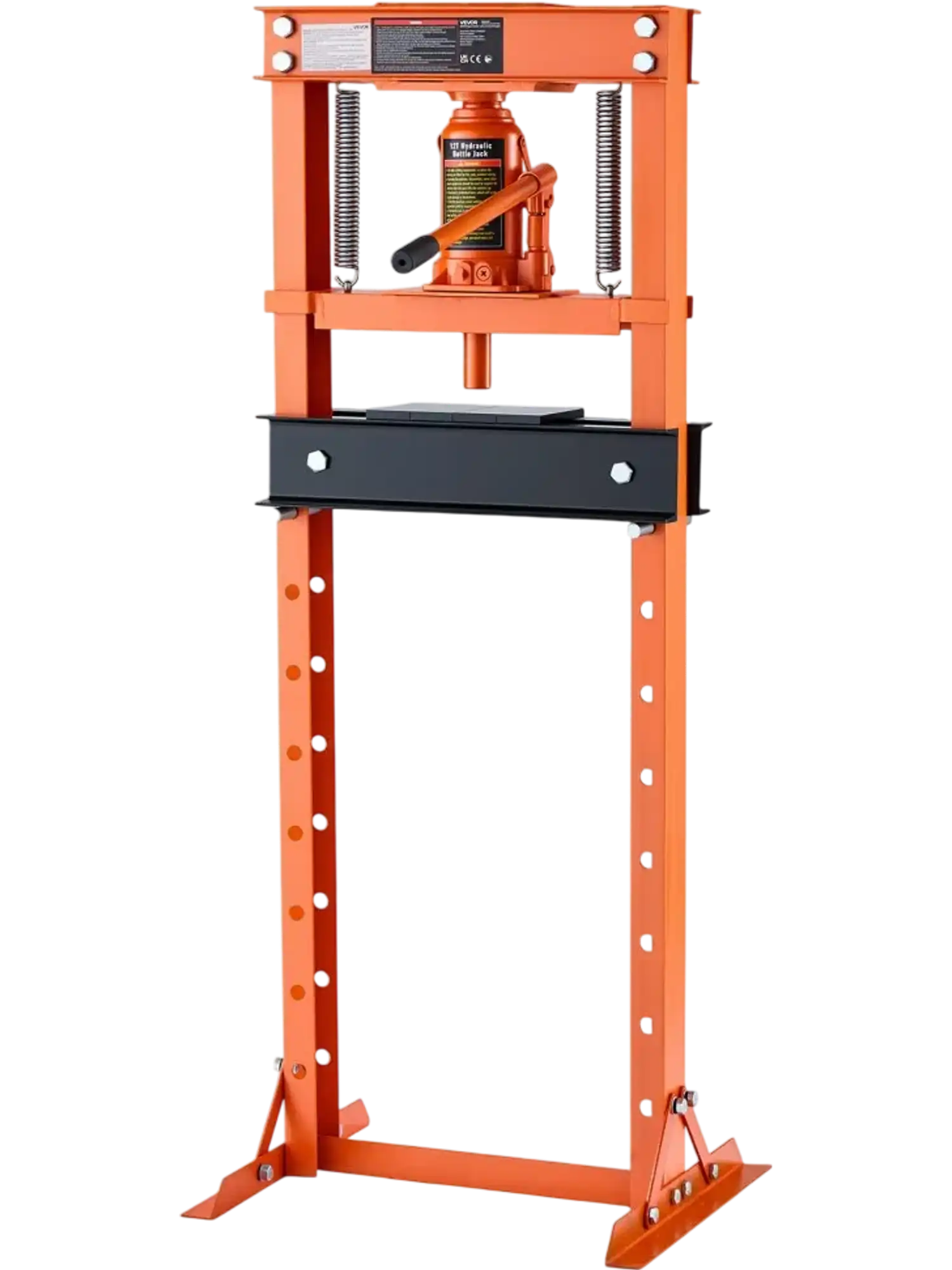 Vevor Shop Press 12-Ton H-Frame Hydraulic Floor Press New
