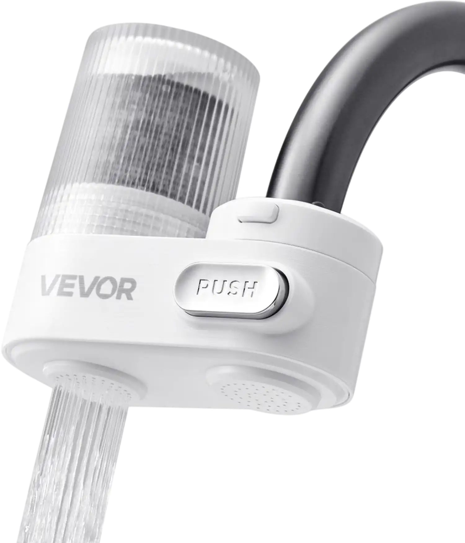 Vevor Water Filter Faucet Mount Vertical Sink Purifier White New