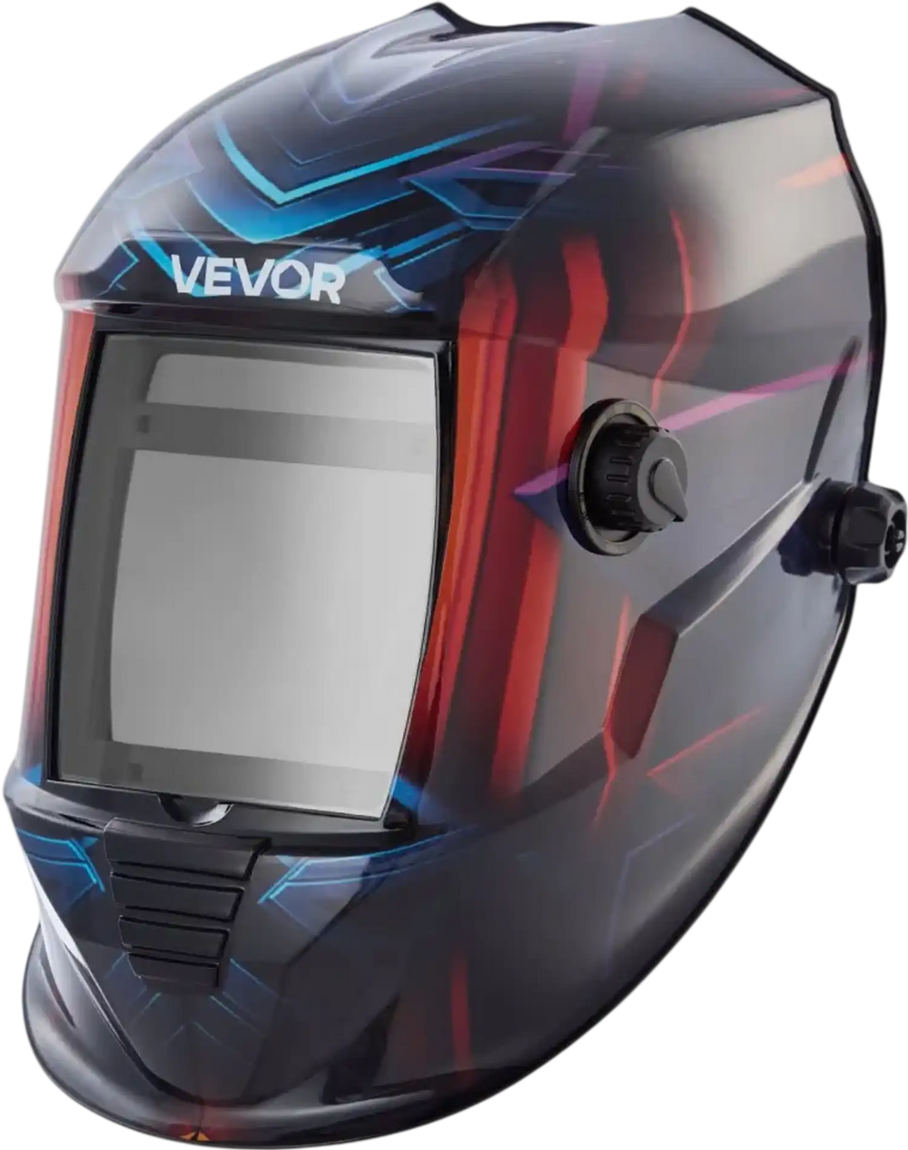 VEVOR Welding Helmet Auto Darkening True Color, 3.94" x 3.15" Welding Hood Solar-Powered, Welder Mask with 4 Arc Sensors, Wide Shade 4/5-9/9-13 for TIG MIG ARC Weld Cut Grinding - METIS Series