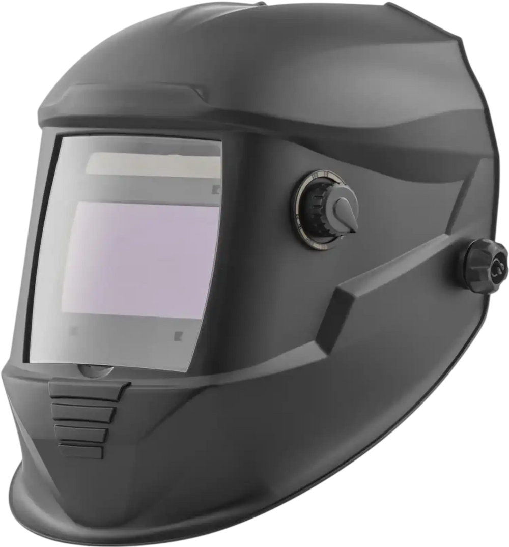 VEVOR Welding Helmet Auto Darkening, 3.94" x 2.34" True Color Welding Hood, Solar-Powered Welder Mask with 4 Arc Sensors, Wide Shade 4/5-9/9-13 for TIG MIG ARC Weld Grinding Cutting - METIS Series