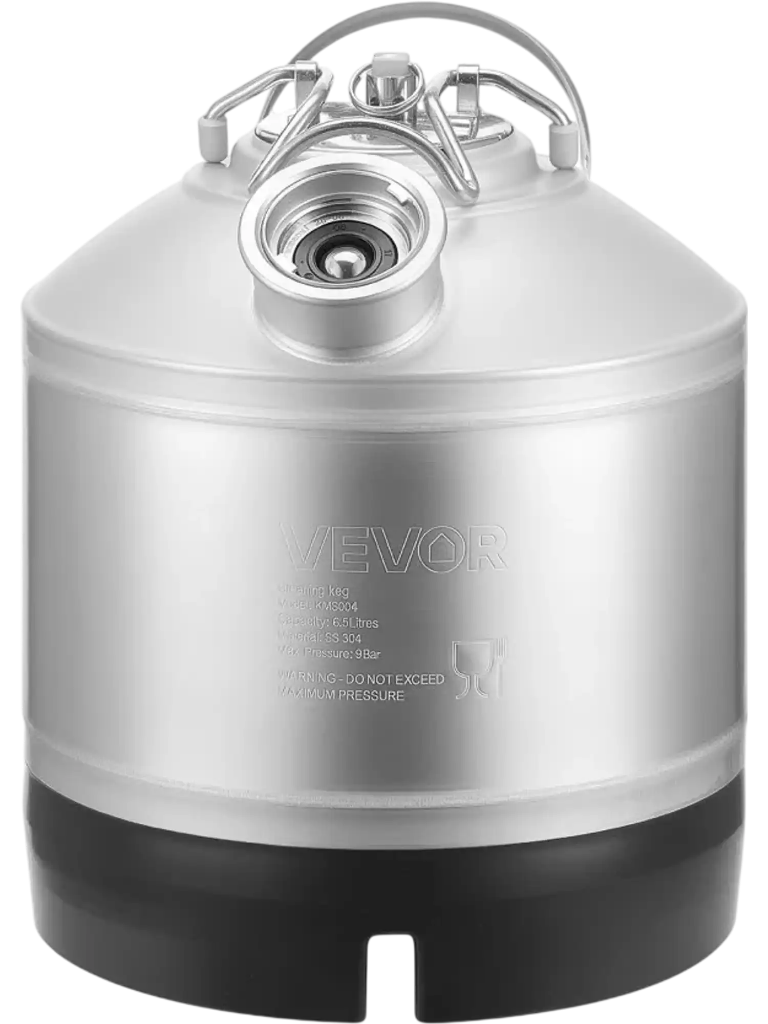 Vevor Cleaning Keg 1.75 Gallon Beer Line Cleaning Kit with D Coupler New