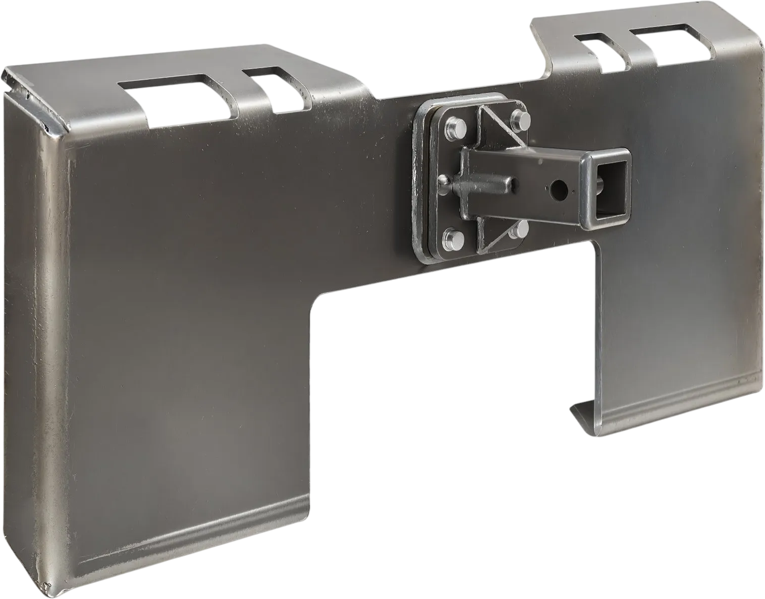 Vevor Skid Steer Attachment Plate 3/8 in. with 2.28 in. Hitch Receiver 7,000 lb. Capacity New