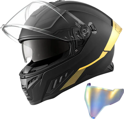 Vevor Full-Face Motorcycle Helmet Dual-Visor DOT & ECE Approved M Size New