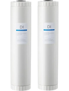 VEVOR Deionized Filter for Spotless Car Wash System, 2 x 4L Mixed-Bed DI Resin Filter Replacement - Compatible with PRS-207SLXC, PRS-TCXC, PRS-TCXC-PT, PRS-207XCGB Deionized Water System