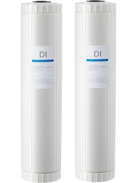VEVOR Deionized Filter for Spotless Car Wash System, 2 x 4L Mixed-Bed DI Resin Filter Replacement - Compatible with PRS-207SLXC, PRS-TCXC, PRS-TCXC-PT, PRS-207XCGB Deionized Water System