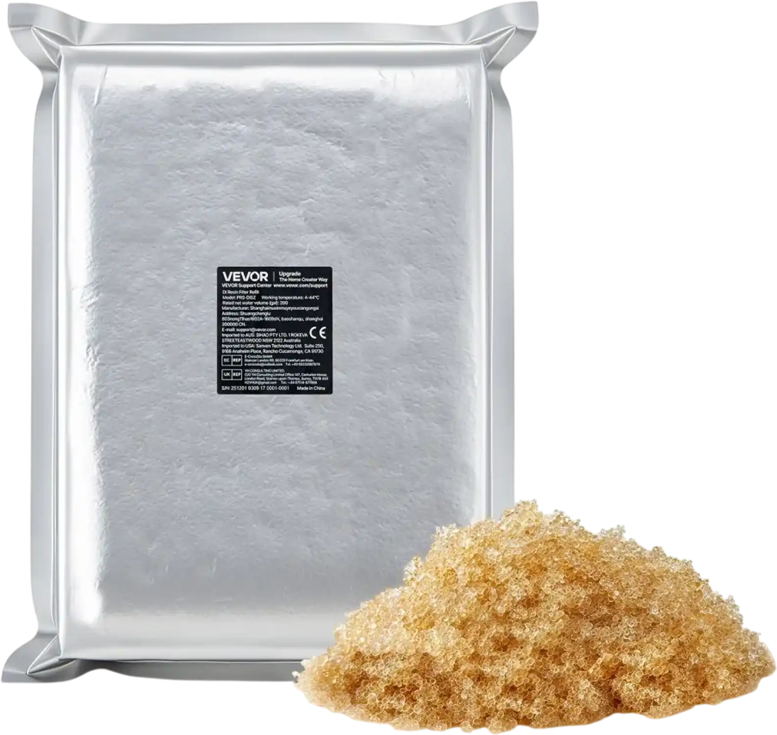 Vevor Resin Filter Refill 5L Mixed-Bed DI for Spotless Car Wash System New