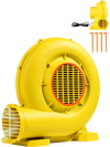 VEVOR Inflatable Blower, 380W&450W, 0.5 & 0.6 HP Bounce House Blower, Pump Commercial Air Blower for Inflatables, Bouncy Castle Electric Air Blower Fan Perfect for Bounce House, Waterslides, Yellow