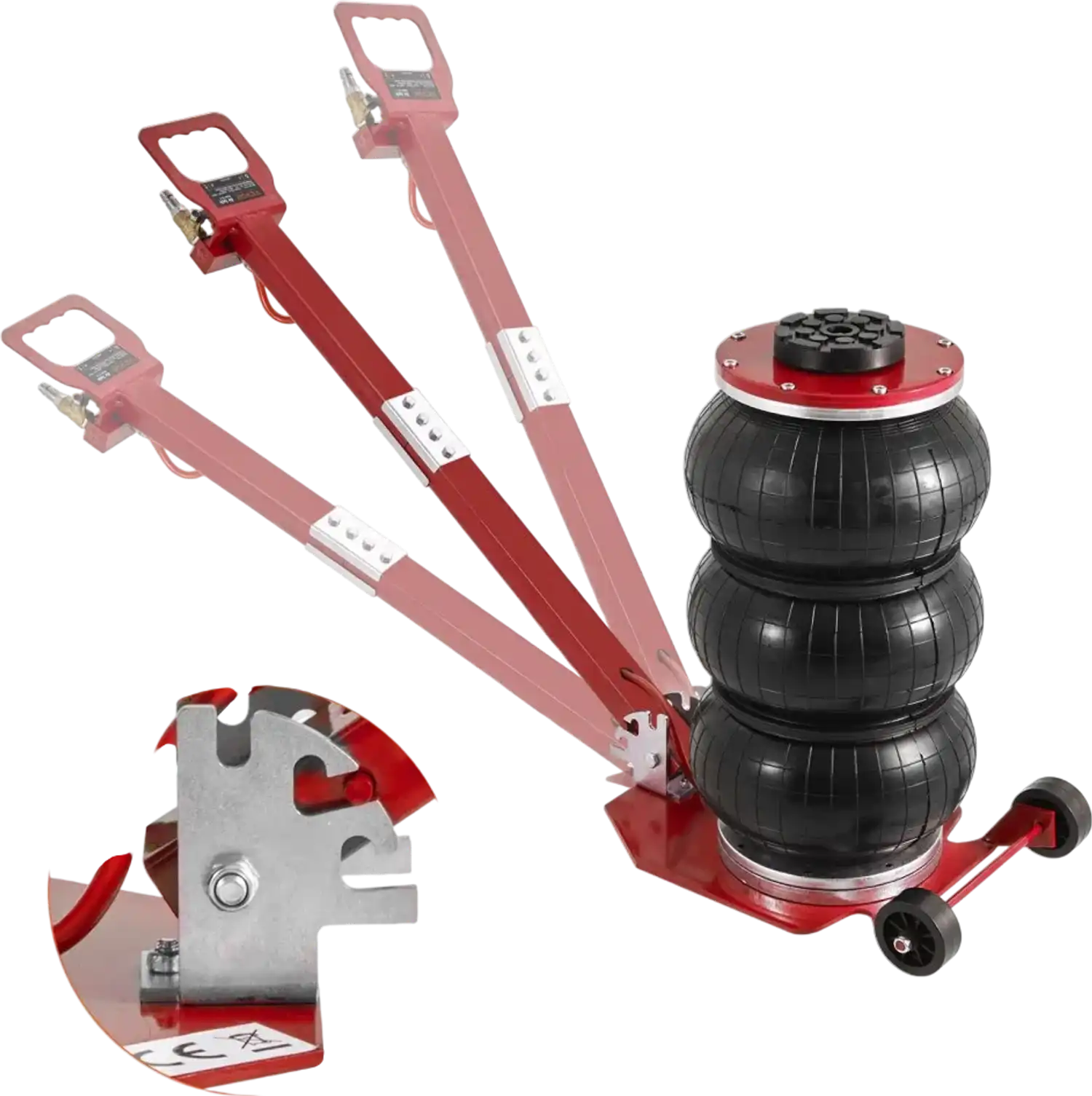 Vevor Air Jack 3 Ton Triple Bag Pneumatic Car Jack New